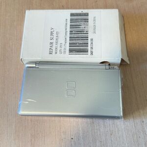 Nintendo DS Lite Full Replacement Housing Shell Silver Complete Brand New Open!
